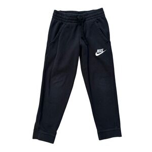 Nike Fleece Joggers Sweatpants Comfy Casual Activewear Blackā Kids Small